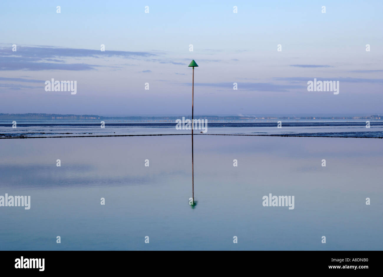 Dawn at Shoeburyness Essex England UK Stock Photo Alamy