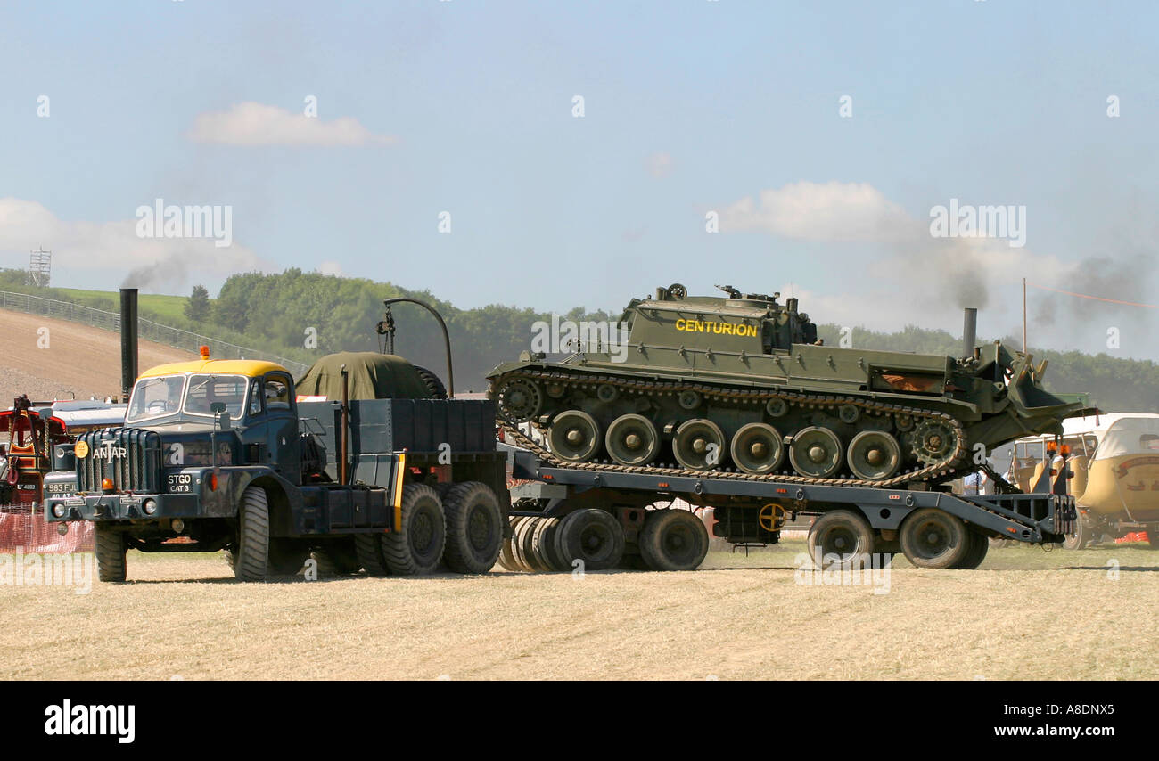 Military Tank Transport Truck