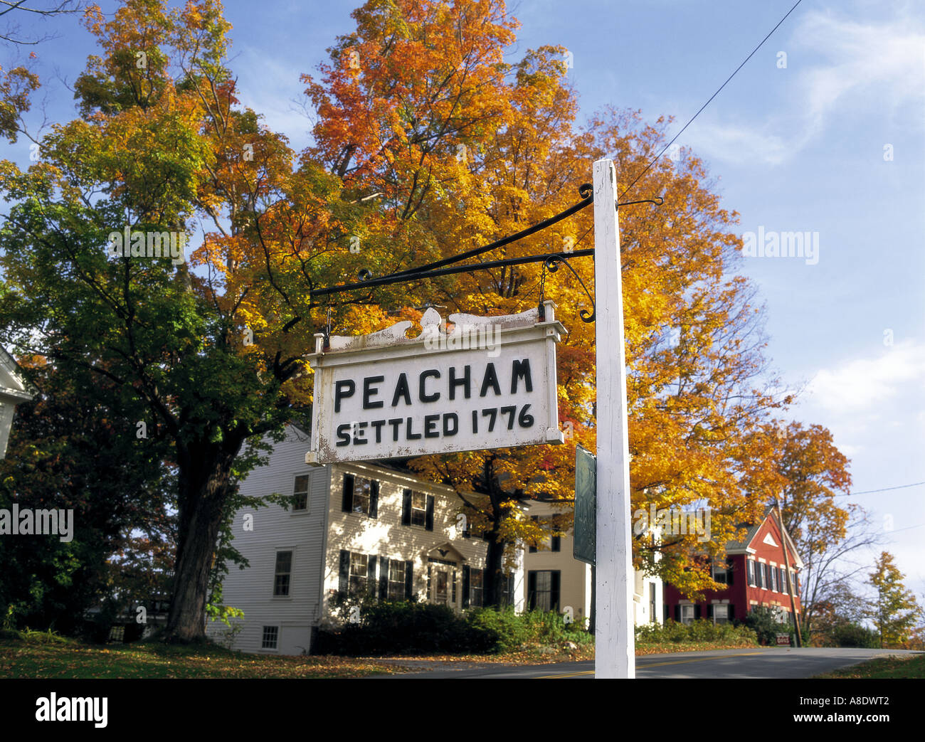 Fall color peacham vermont usa hires stock photography and images Alamy
