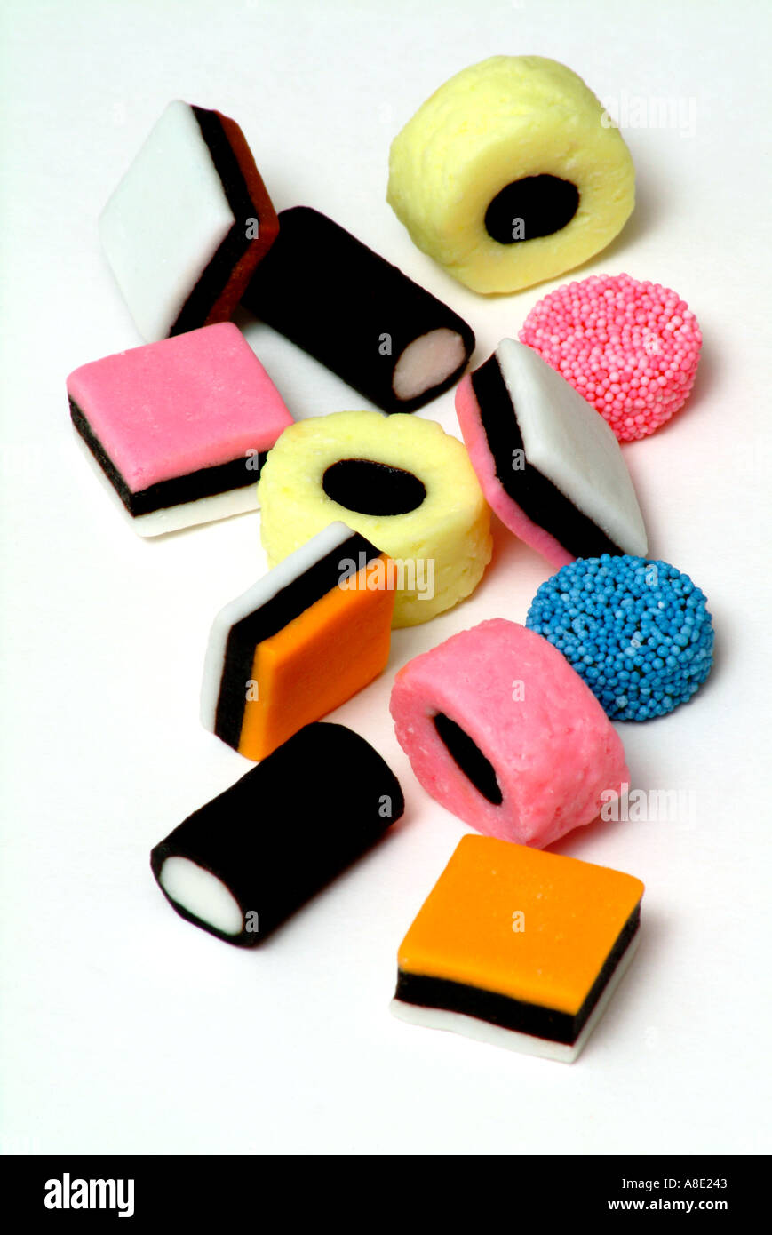 Liquorice Allsorts Stock Photo