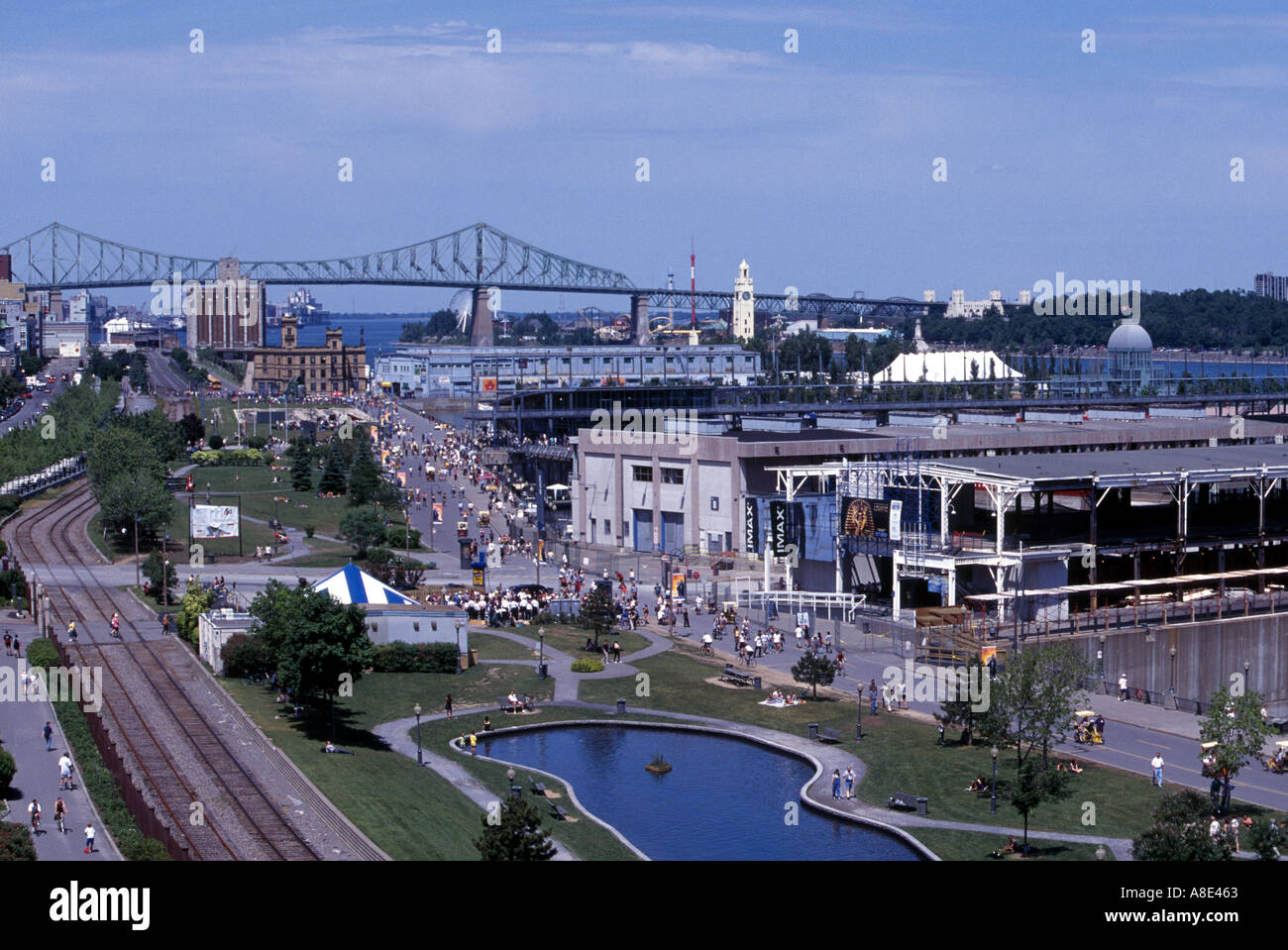 Montreal harbour bridge hires stock photography and images Alamy