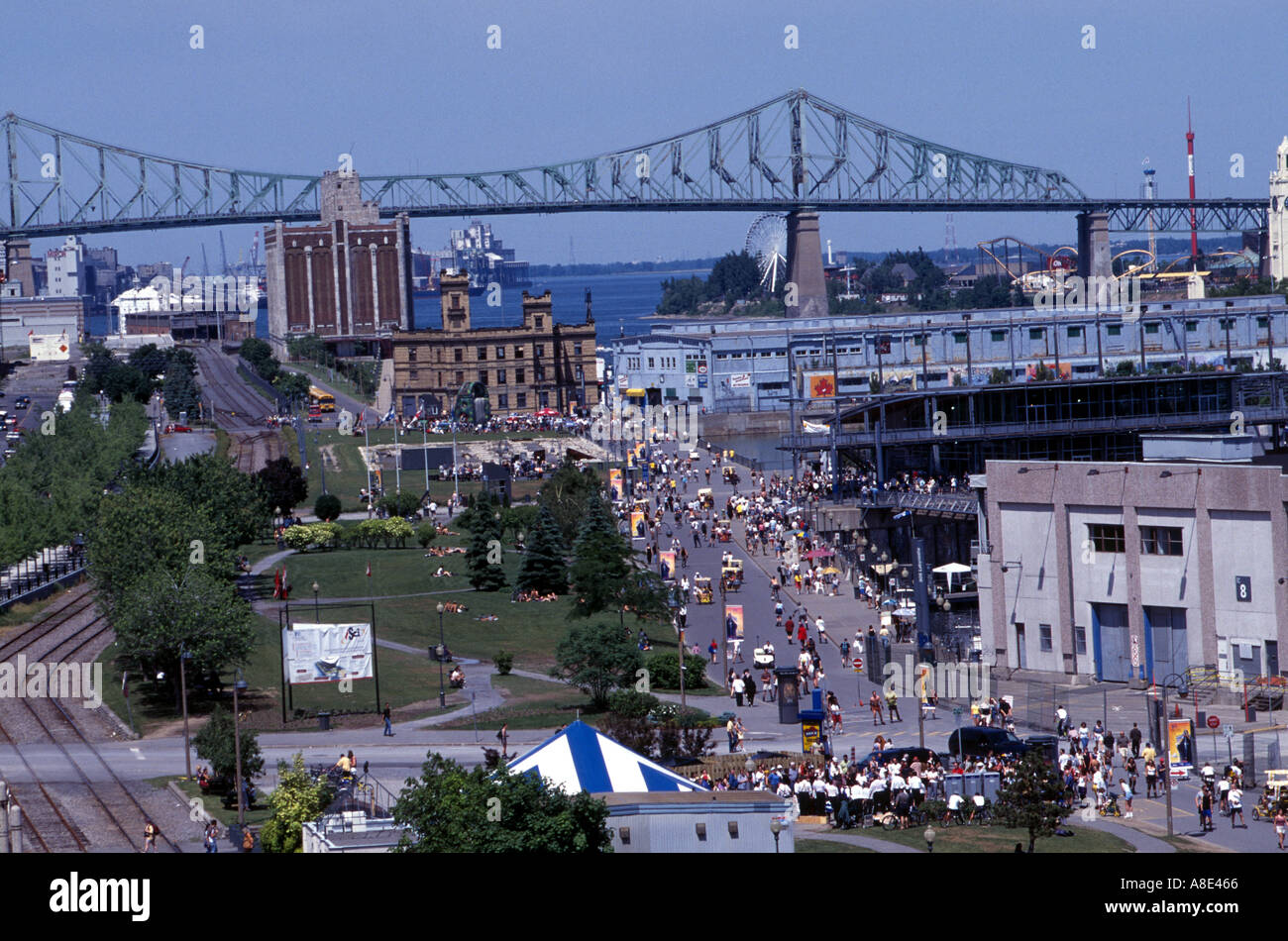 Montreal harbour bridge hires stock photography and images Alamy