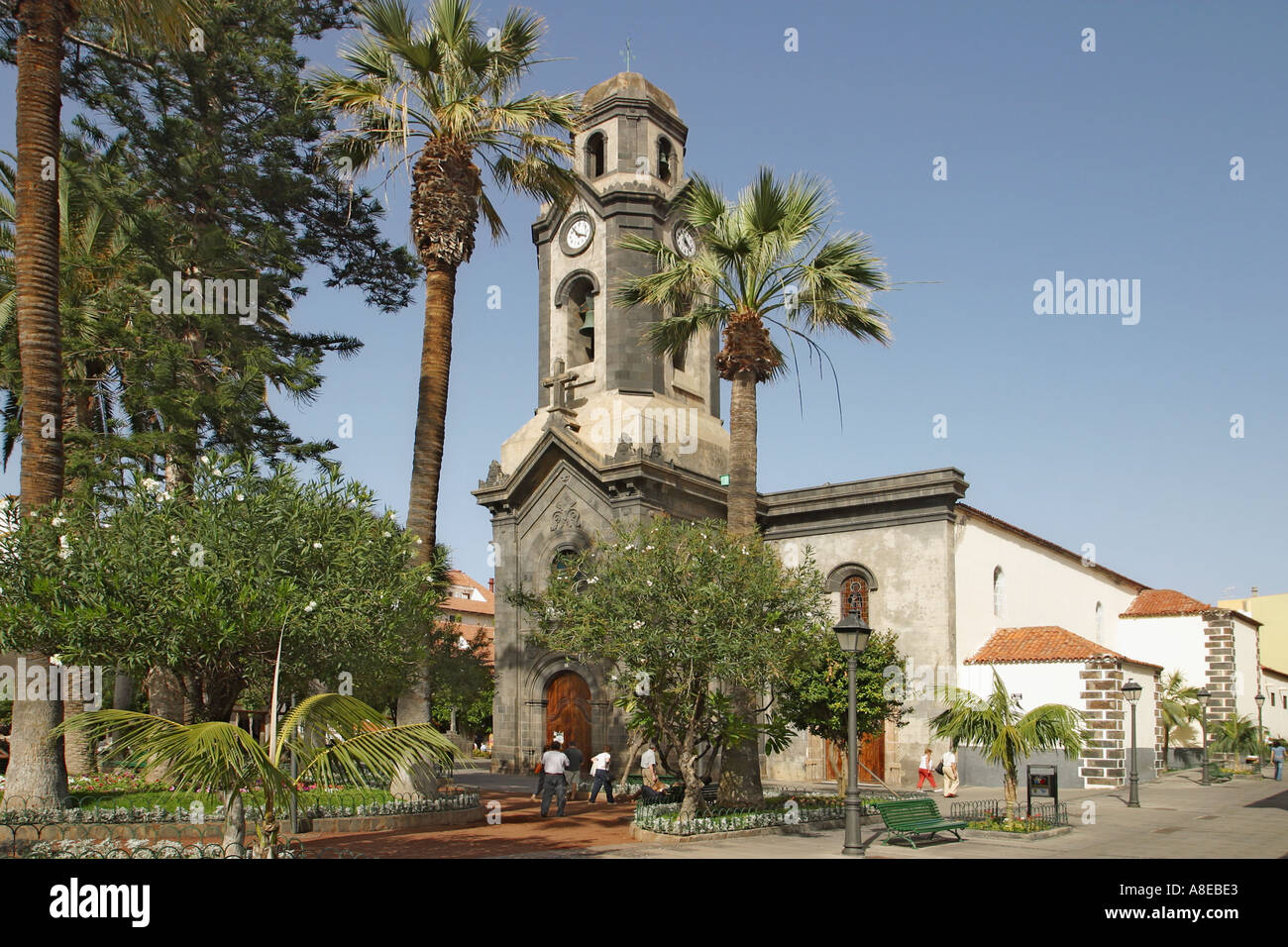 Plaza de la Iglesia Puerto de la Cruz Tenerife Canary Islands Spain Stock  Photo - Alamy