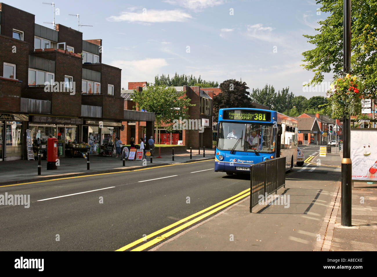 Cheshire stockport romiley compstall road hires stock photography and