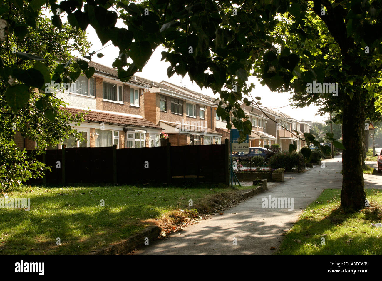 Cheshire Stockport Heaviley Nangreave Road Stock Photo Alamy