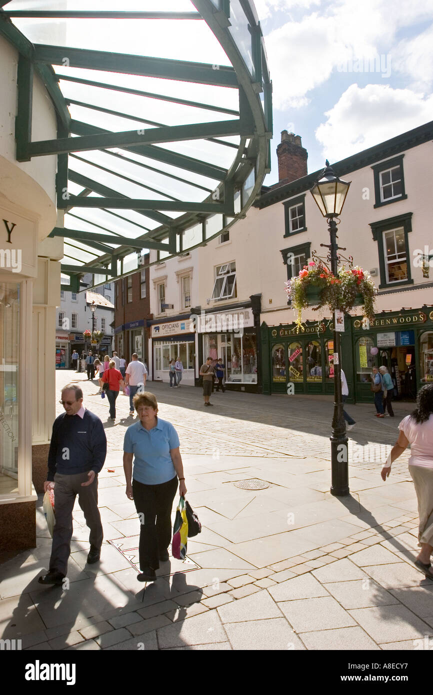 Cheshire Stockport Town Centre Bridge Street Stock Photo Alamy