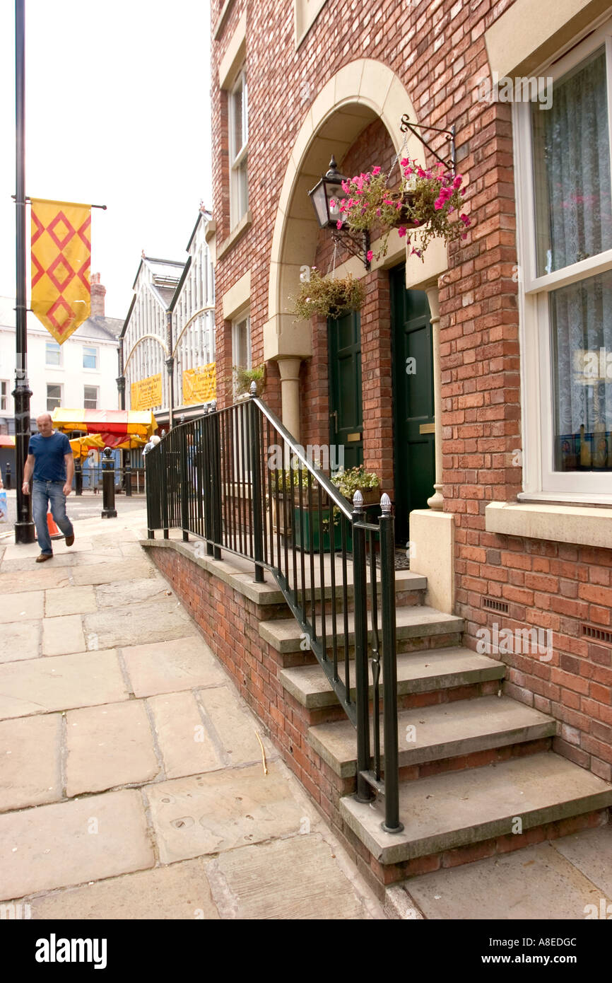 Cheshire Stockport Town Centre Market Place and Millgate Stock Photo