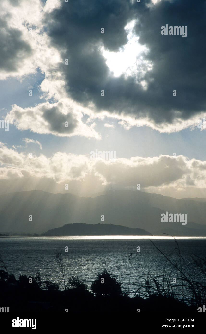 Sun rain storm clouds hi-res stock photography and images - Alamy