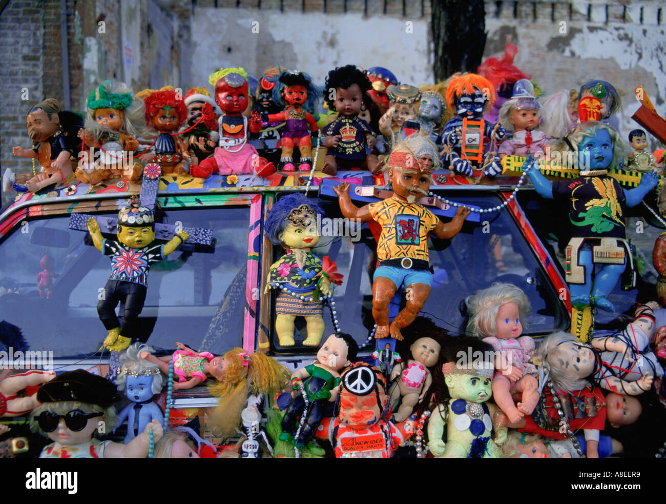 Dolls on Board Stock Photo