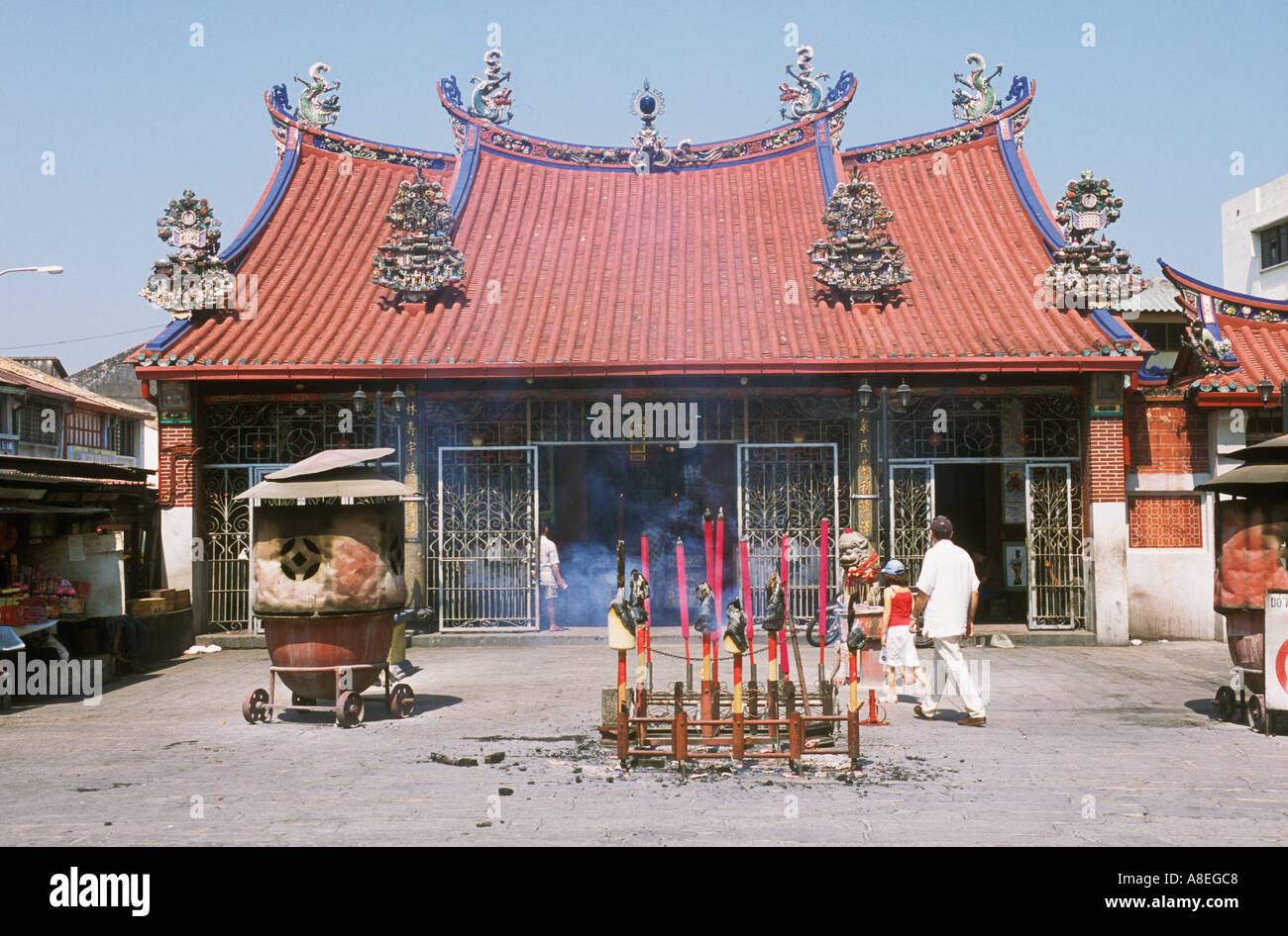 Malaysia Penang Kuan Yin Temple Stock Photo Alamy