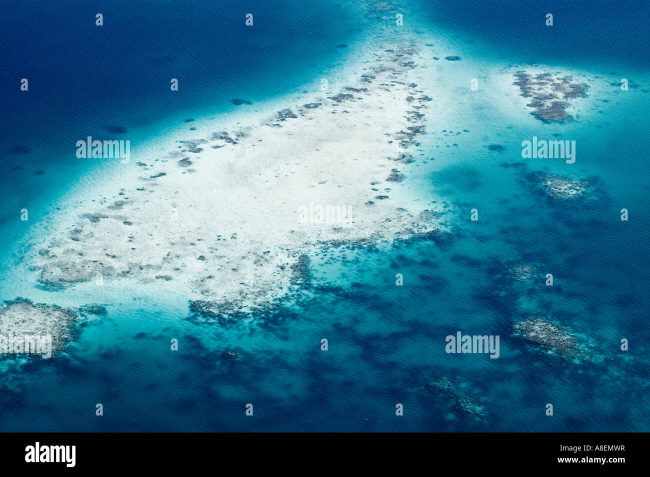 Aerial view of a tropical reef, Maldives, Indian ocean Stock Photo - Alamy