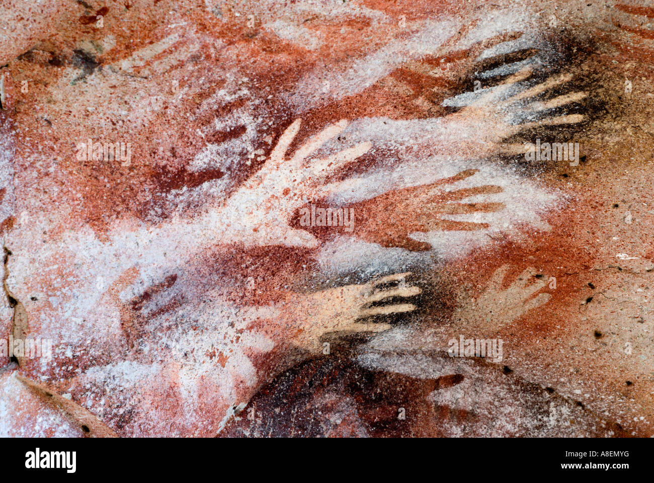 Ancient Hands, Stencil Paintings, Rio Pinturas Canyon, Cave of the ...
