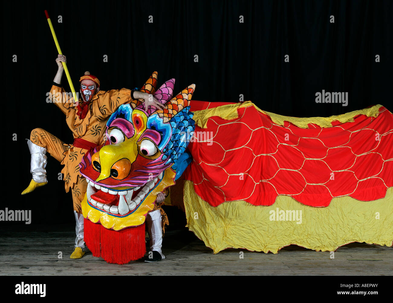 Dragon Asia celebration China Chinese New Year dance dancers dancing ...