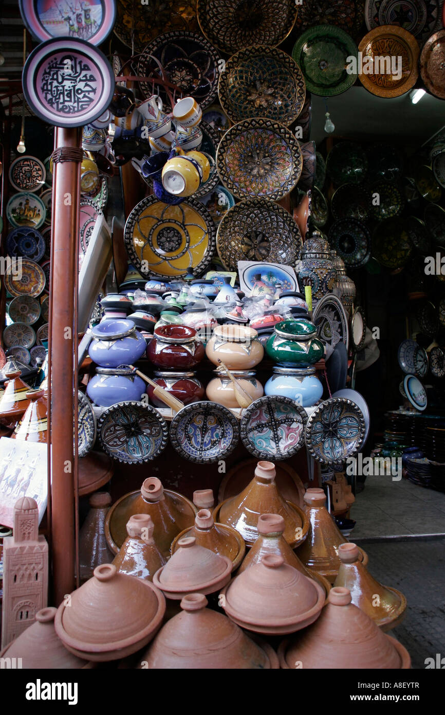 Marrakech pottery Stock Photo