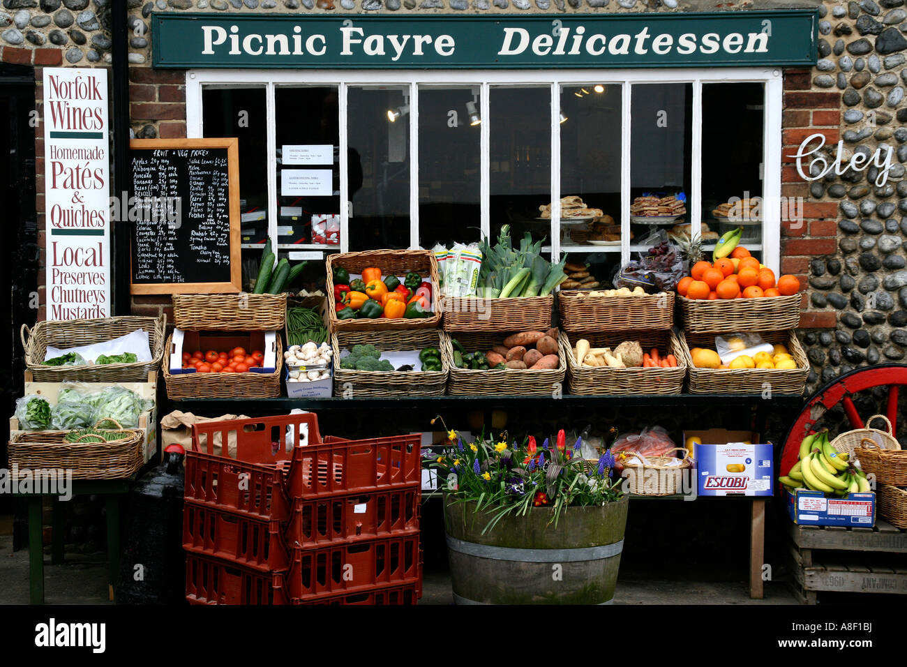 The Picnic Fayre Delicatessen and village stores at Cley Next The Sea