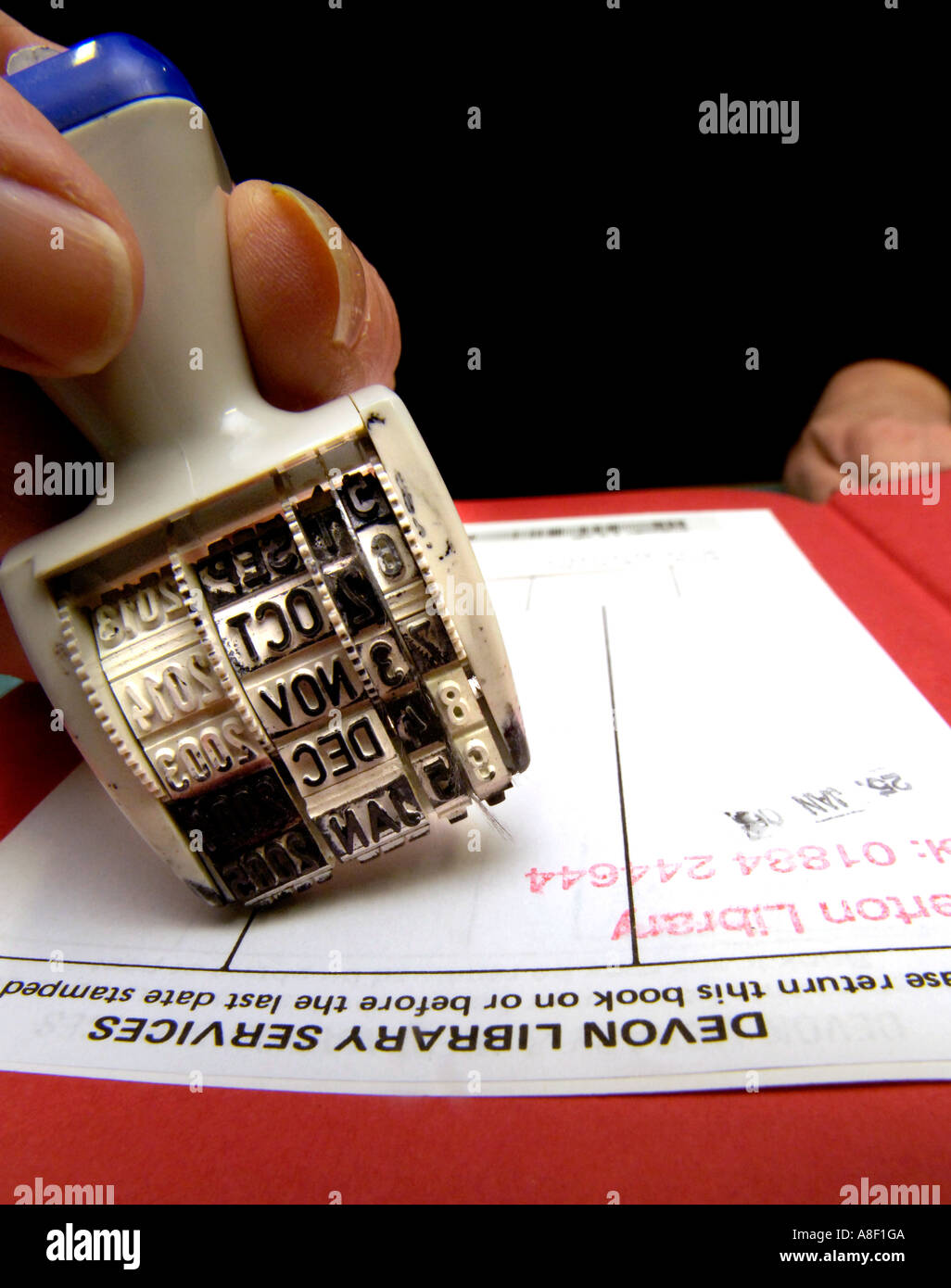 Library book [date stamp] hires stock photography and images Alamy