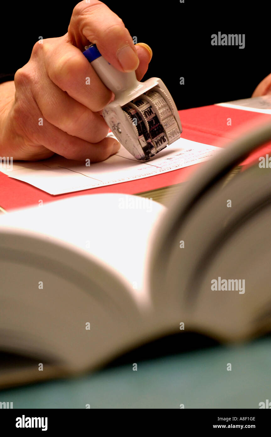 Library book [date stamp] hires stock photography and images Alamy