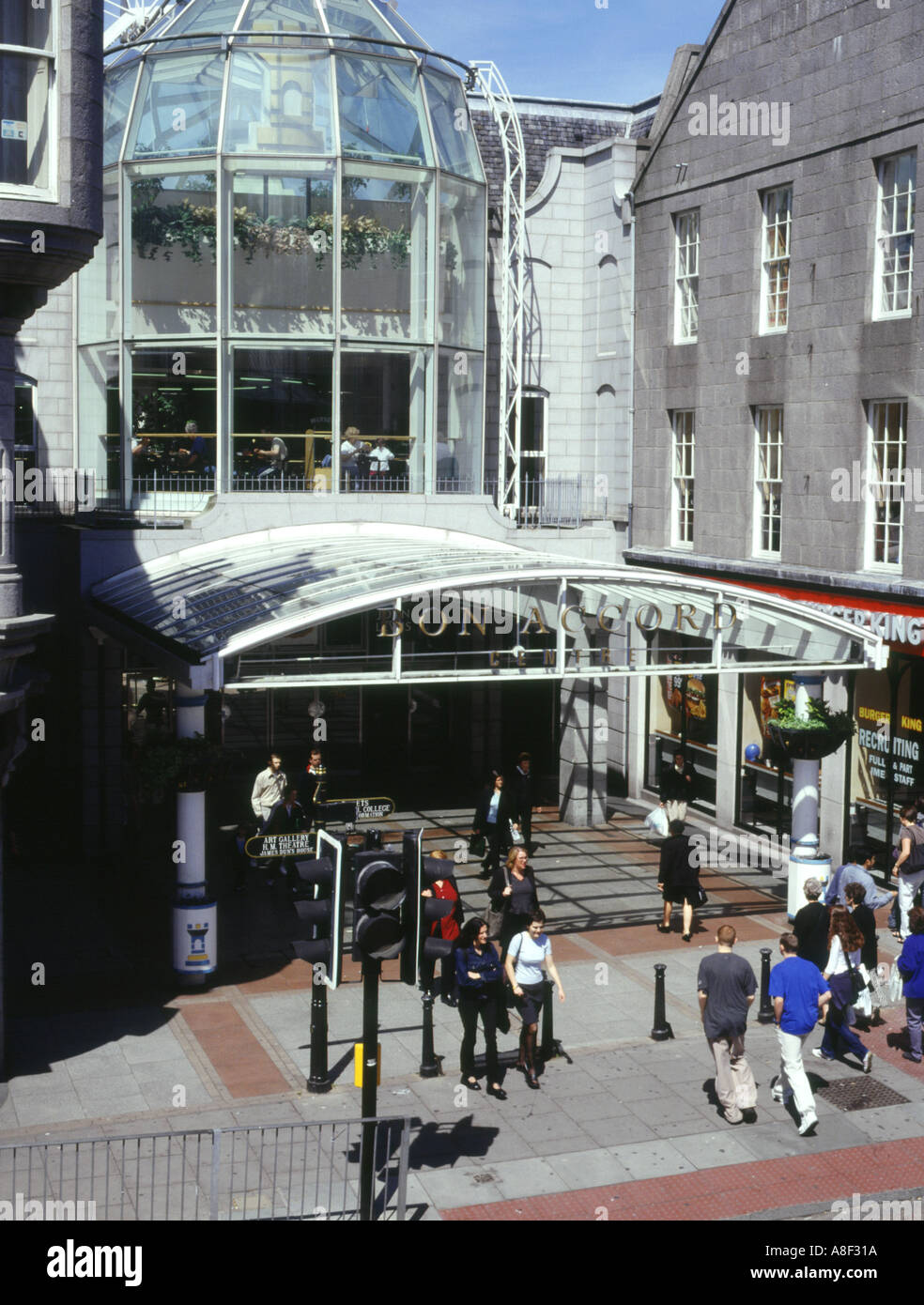 dh BON ACCORD CENTRE ABERDEEN Upper Kirkgate shopping centre mall