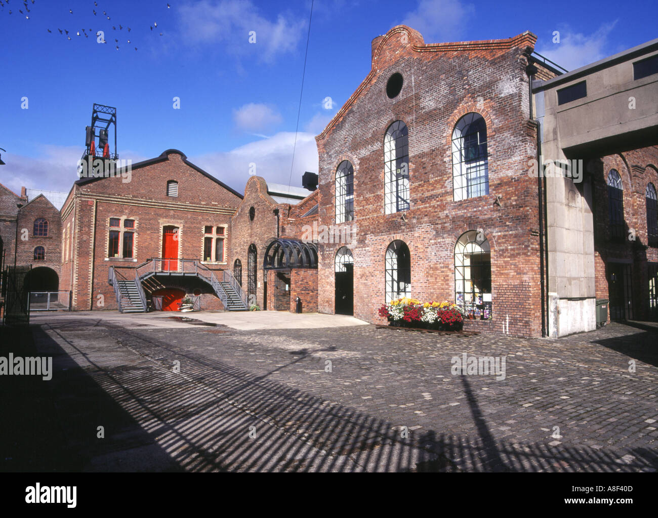 dh Mining Museum NEWTONGRANGE LOTHIAN Scottish Mining Museum entrance buildings colliery coal pithead Stock Photo