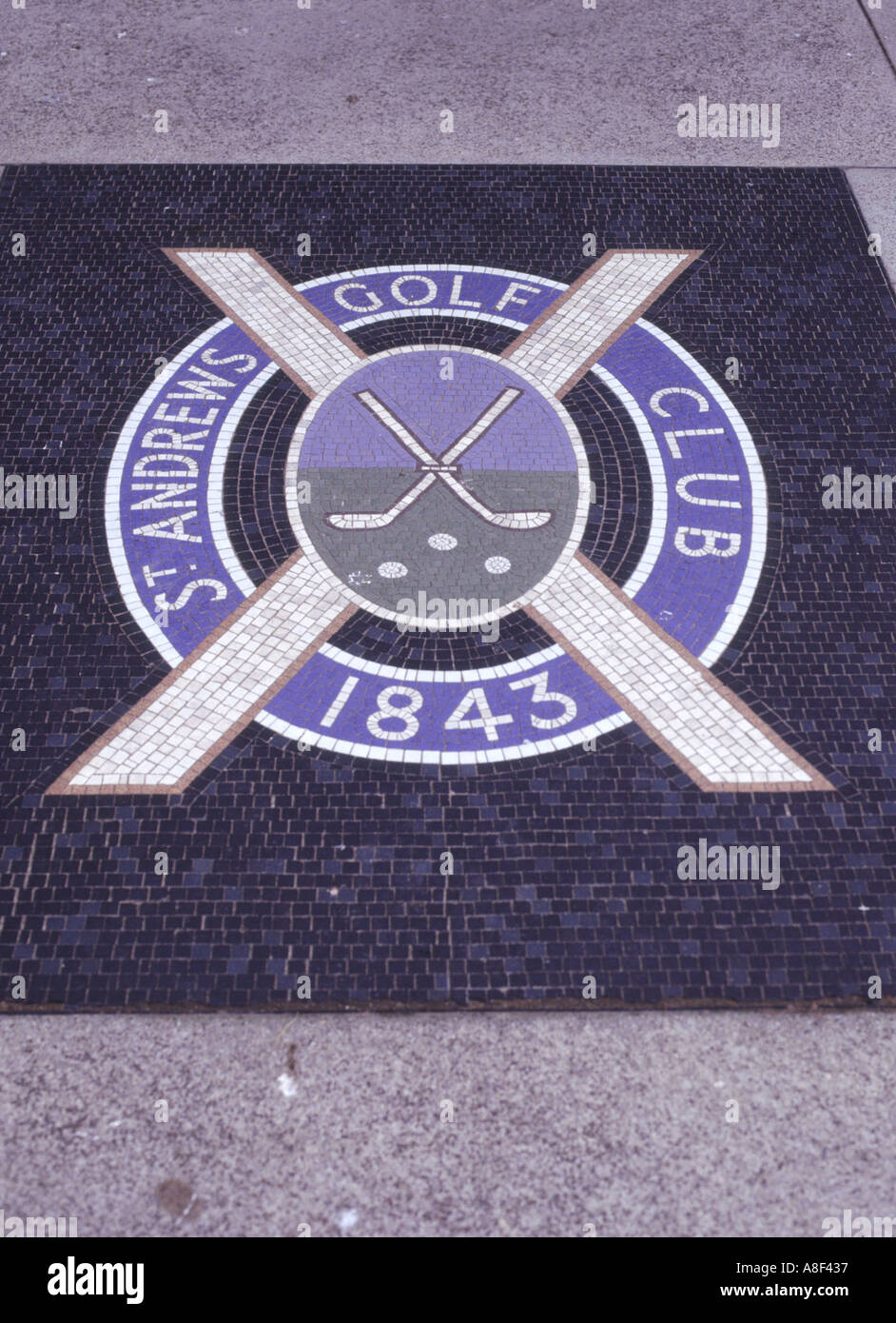 dh Golf ST ANDREWS FIFE St Andrews golf club logo at club house