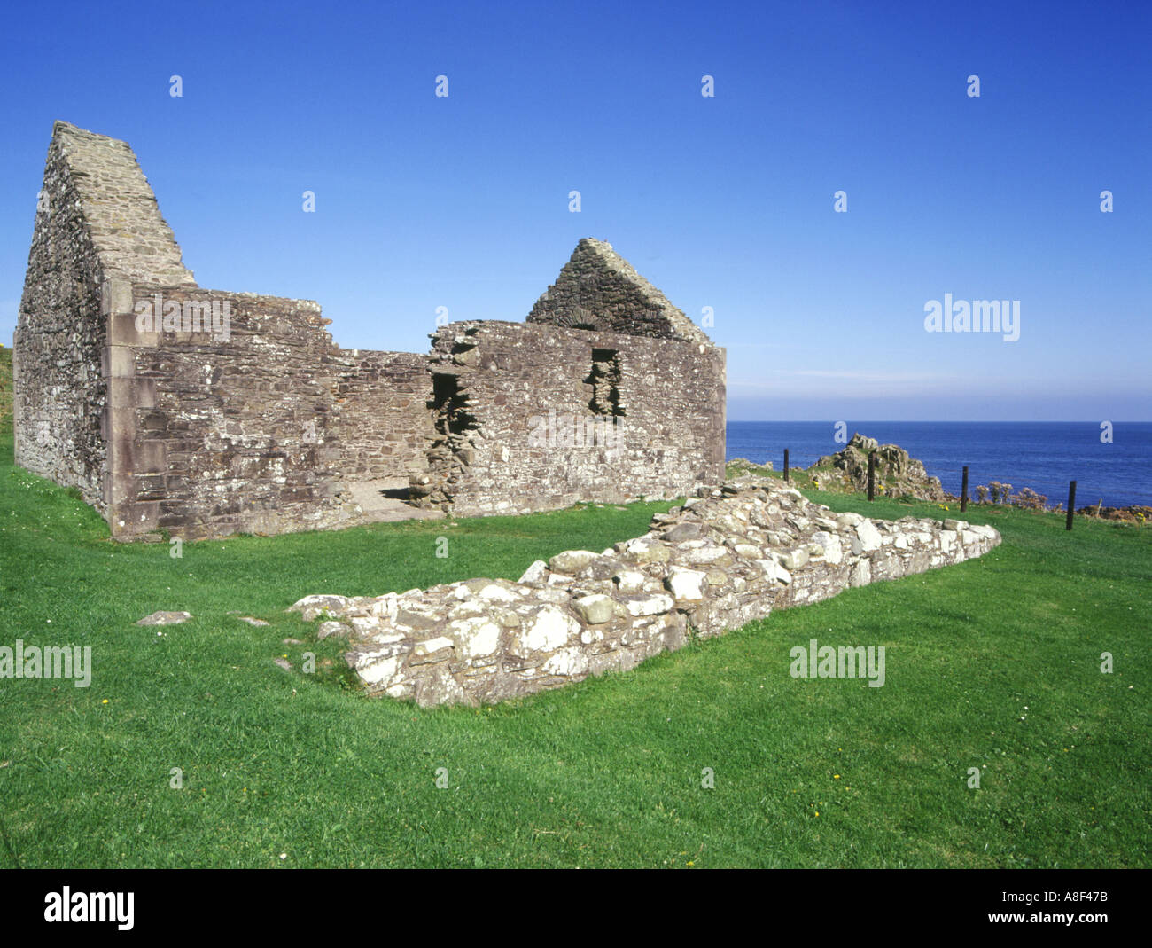 dh St Ninians chapel ISLE OF WHITHORN DUMFRIES 13th Century church ...