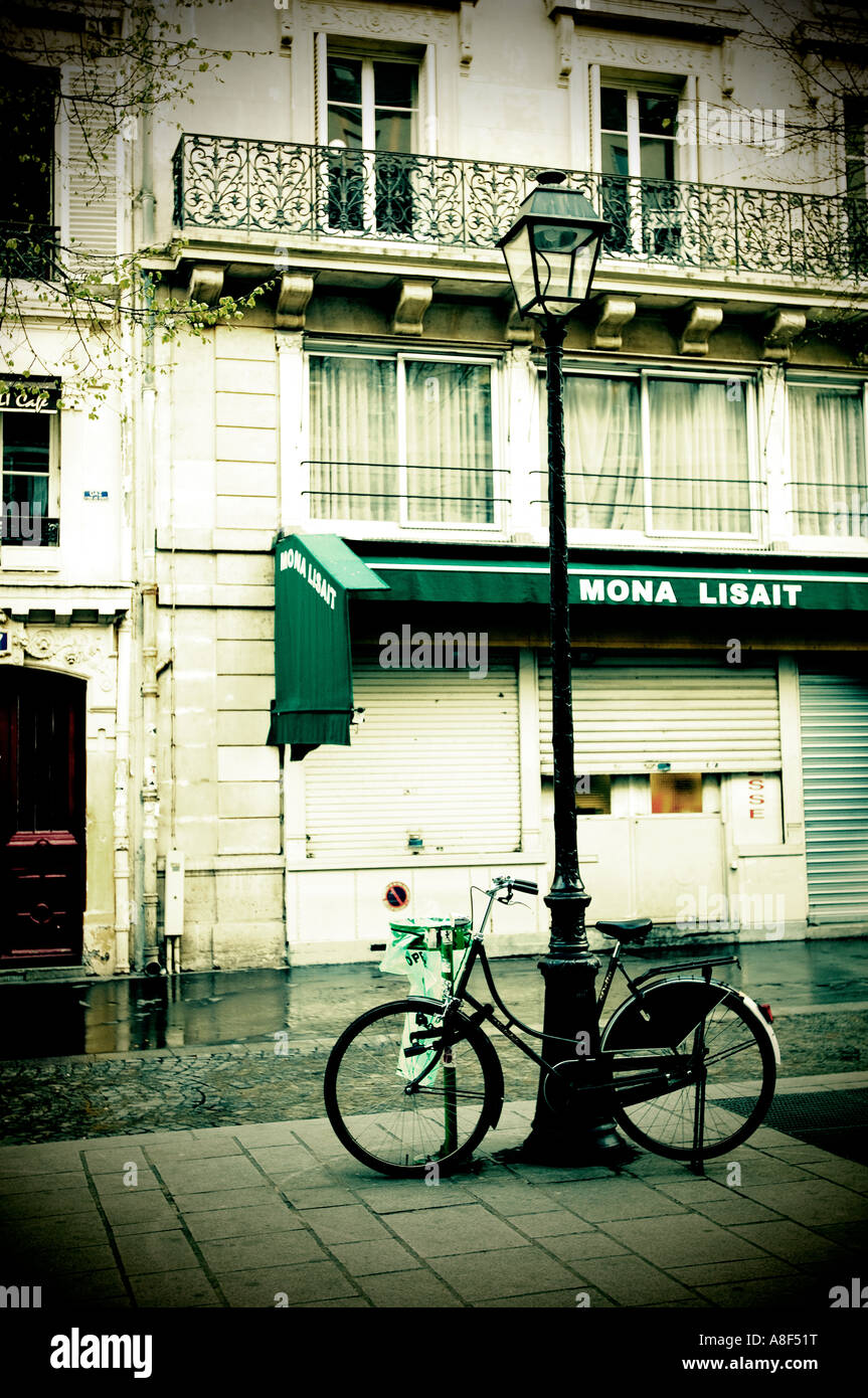 Street scene Paris Stock Photo