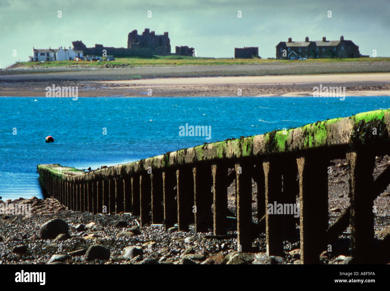 Piel Island From Peer At Roa Island Stock Photo Alamy