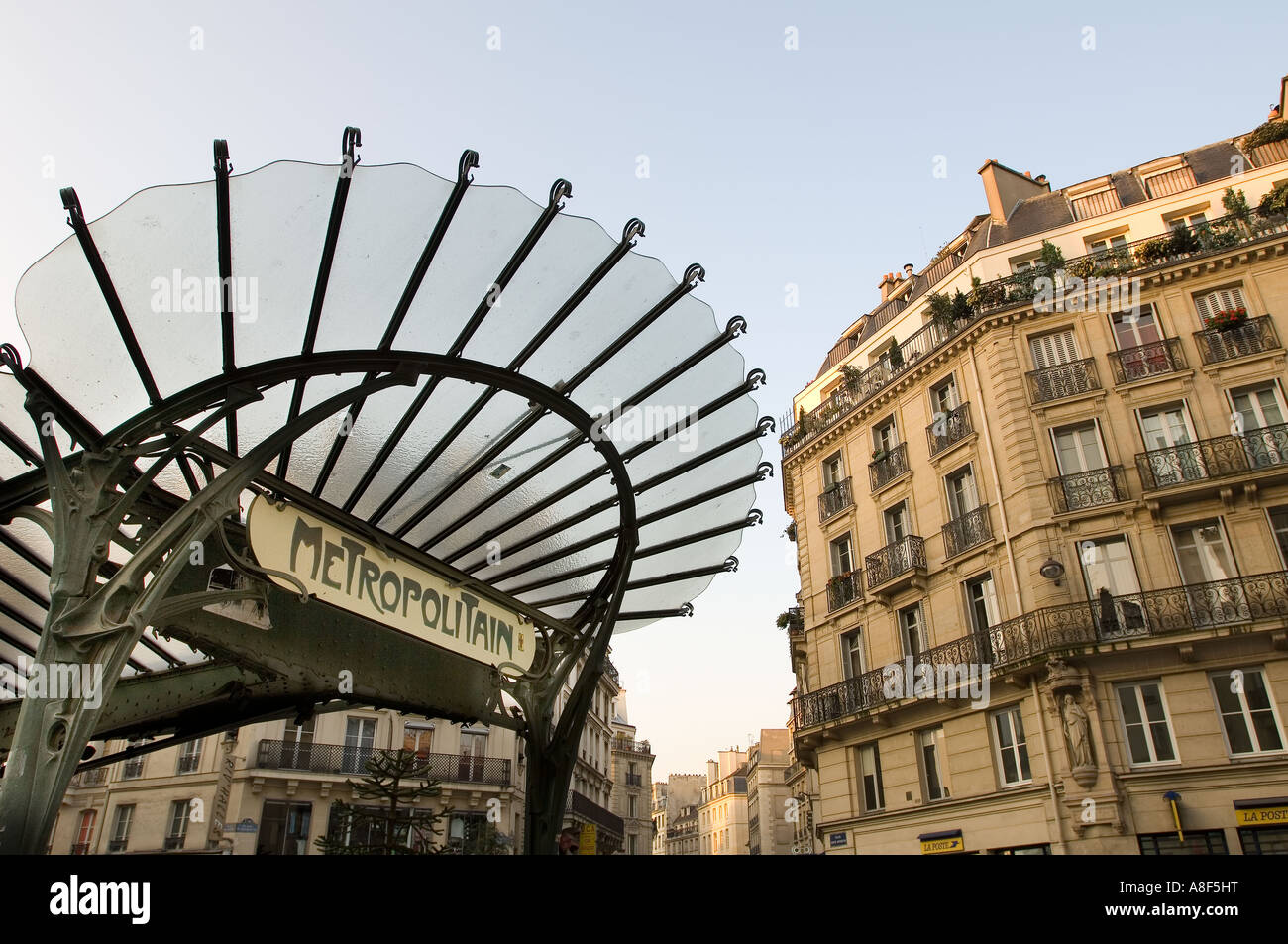 Metro Paris Stock Photo