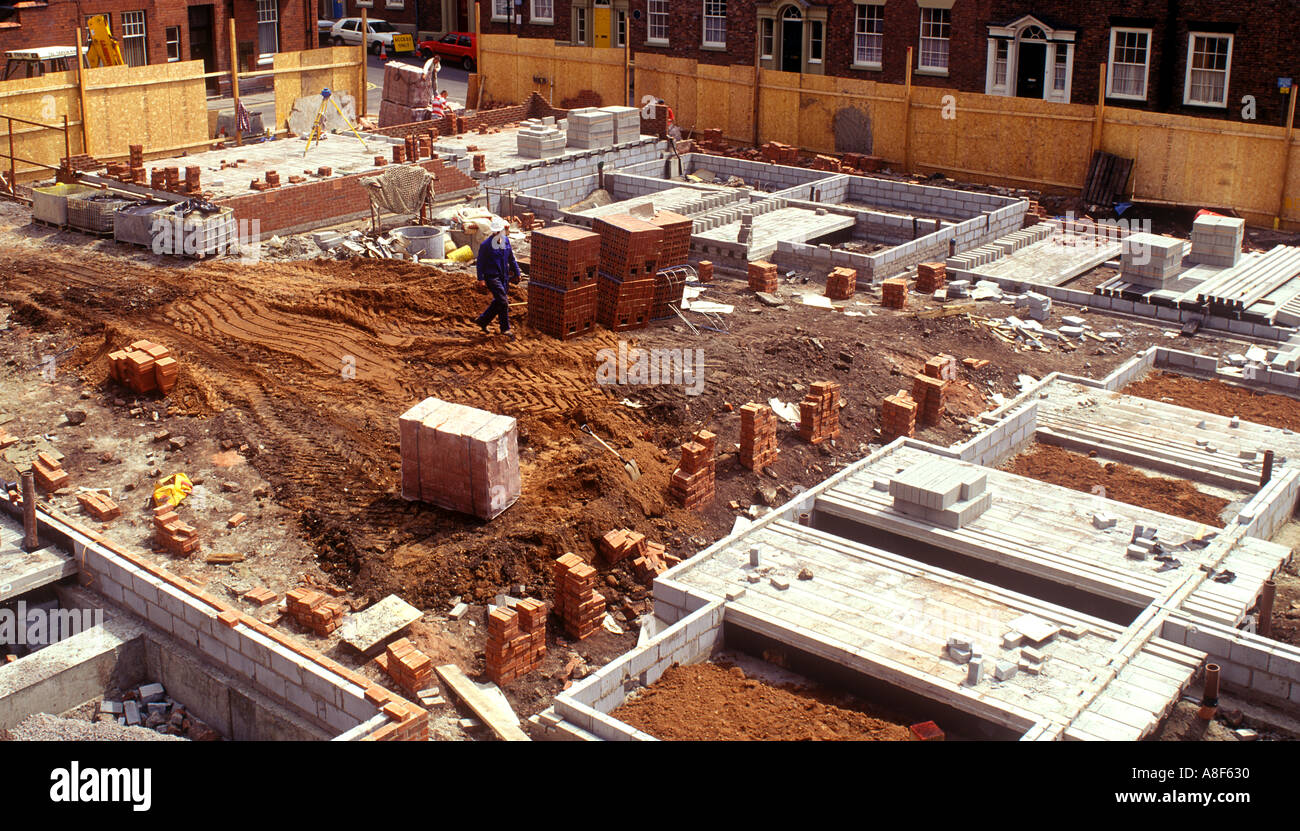 construction site UK Stock Photo