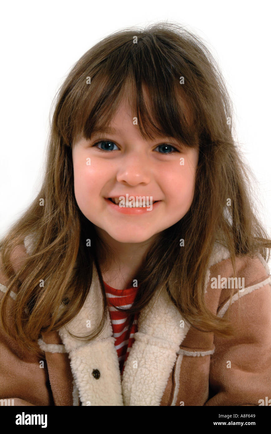 6 year old girl Stock Photo