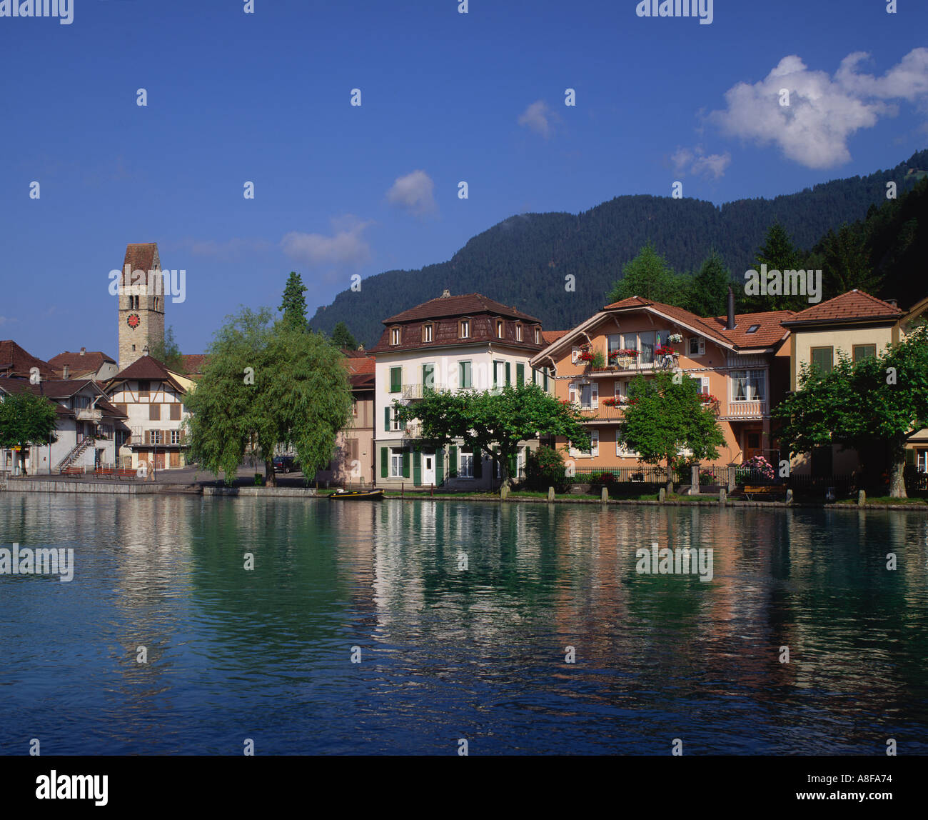 Interlaken Bern Canton Switzerland Stock Photo Alamy