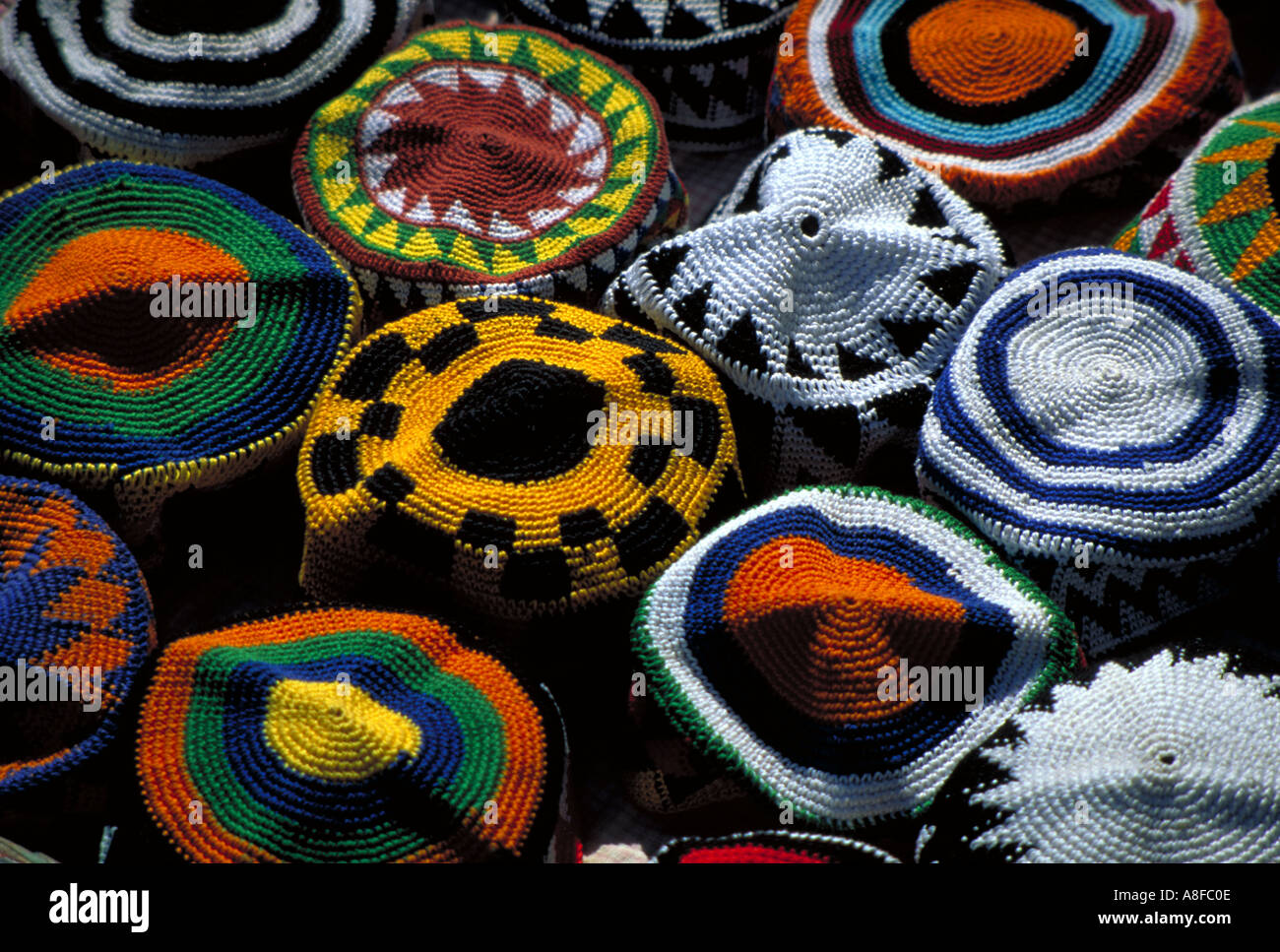Egyptian hats in a Cairo market Egypt Stock Photo Alamy