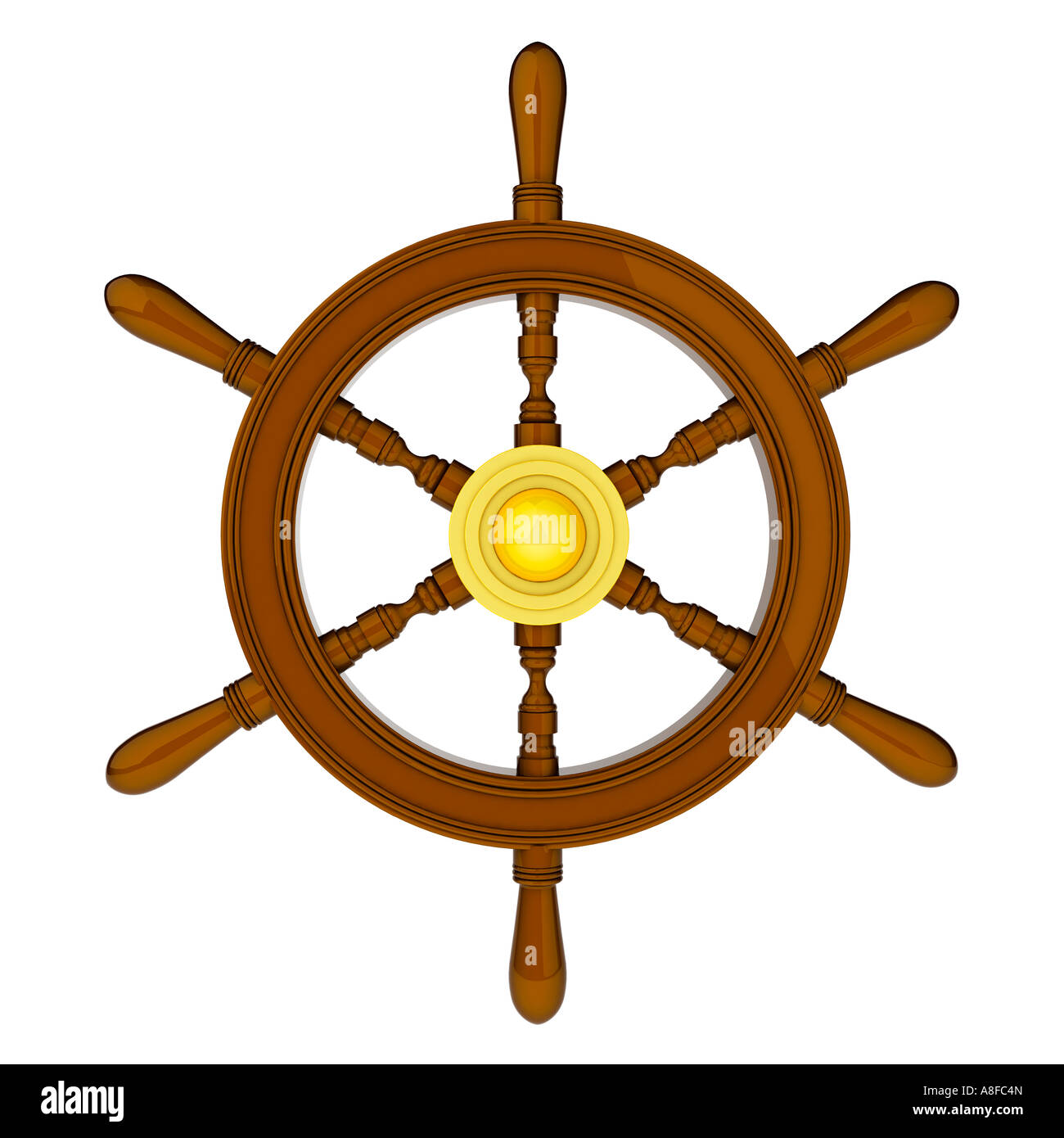 Ship wheel Stock Photo Alamy