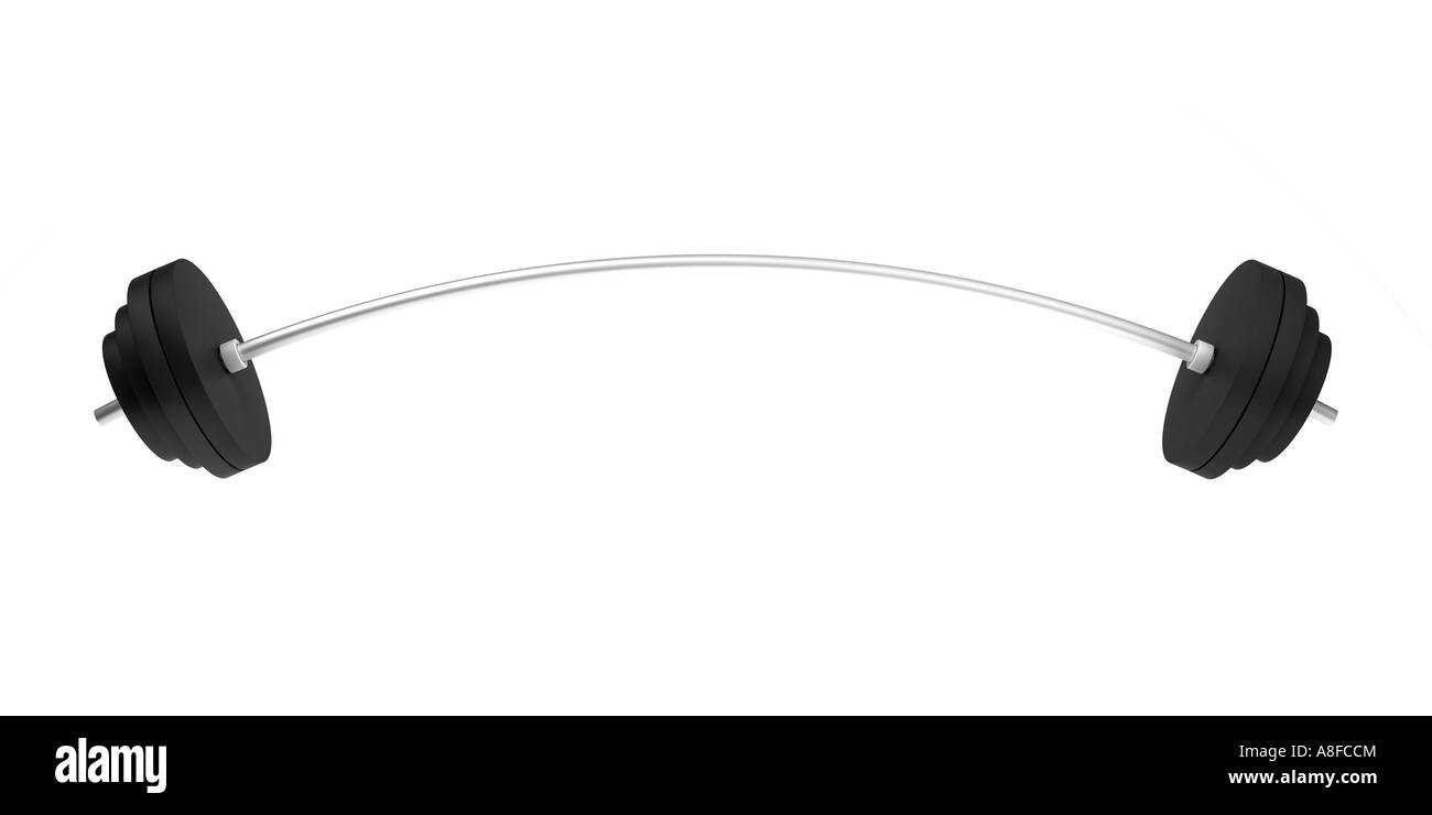 Bent Barbell Stock Photo Alamy