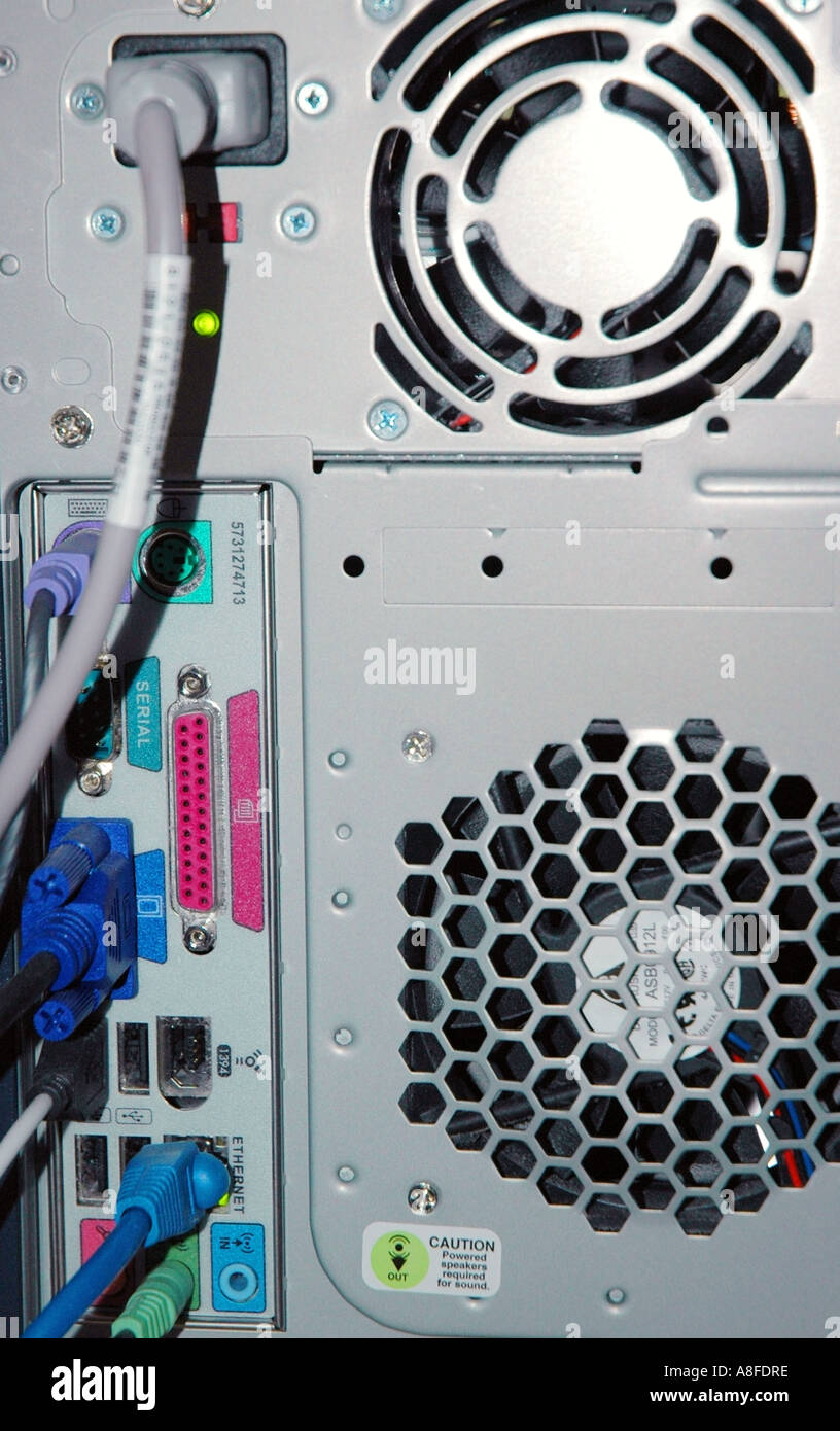 Back panel computer usb port hires stock photography and images Alamy