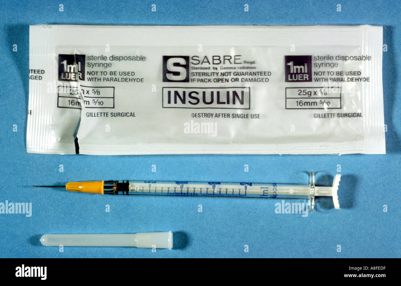 diabetes insulin syringe Stock Photo Alamy