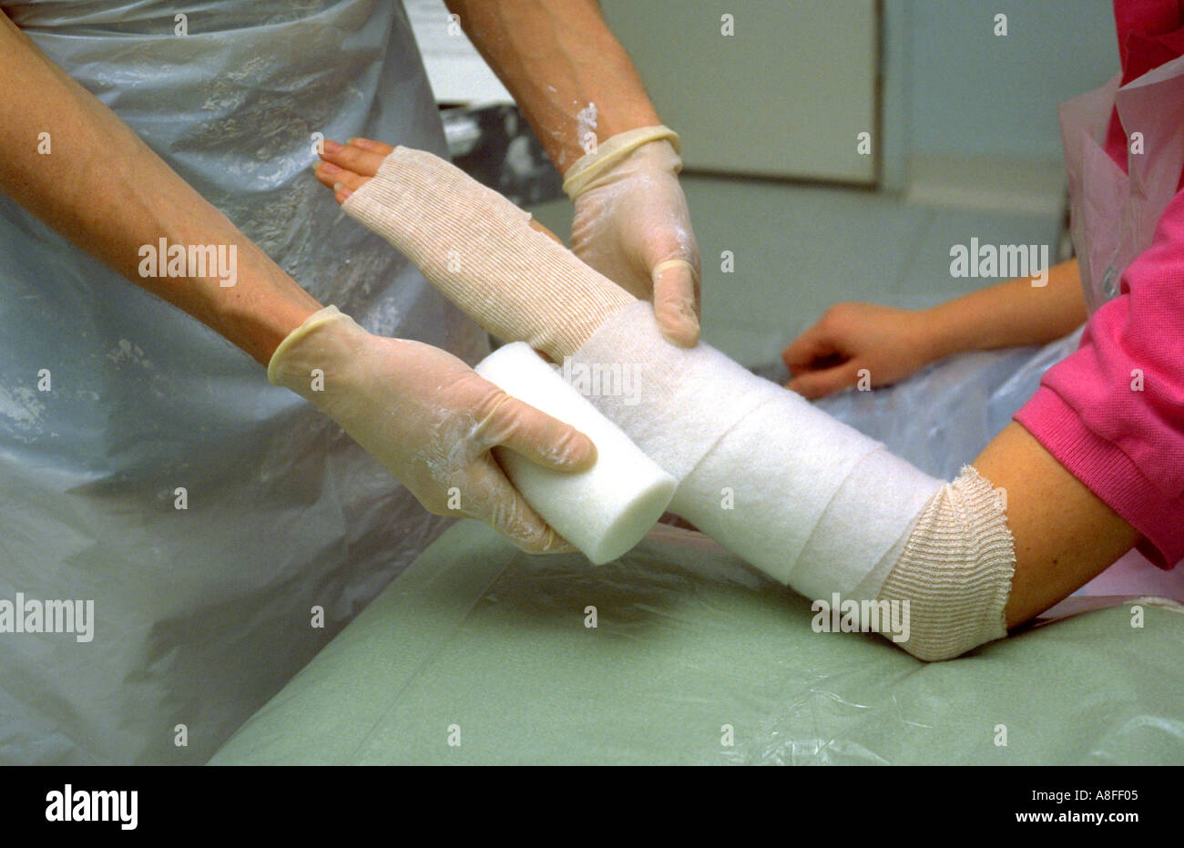 Plastering Technique Stock Photo Alamy