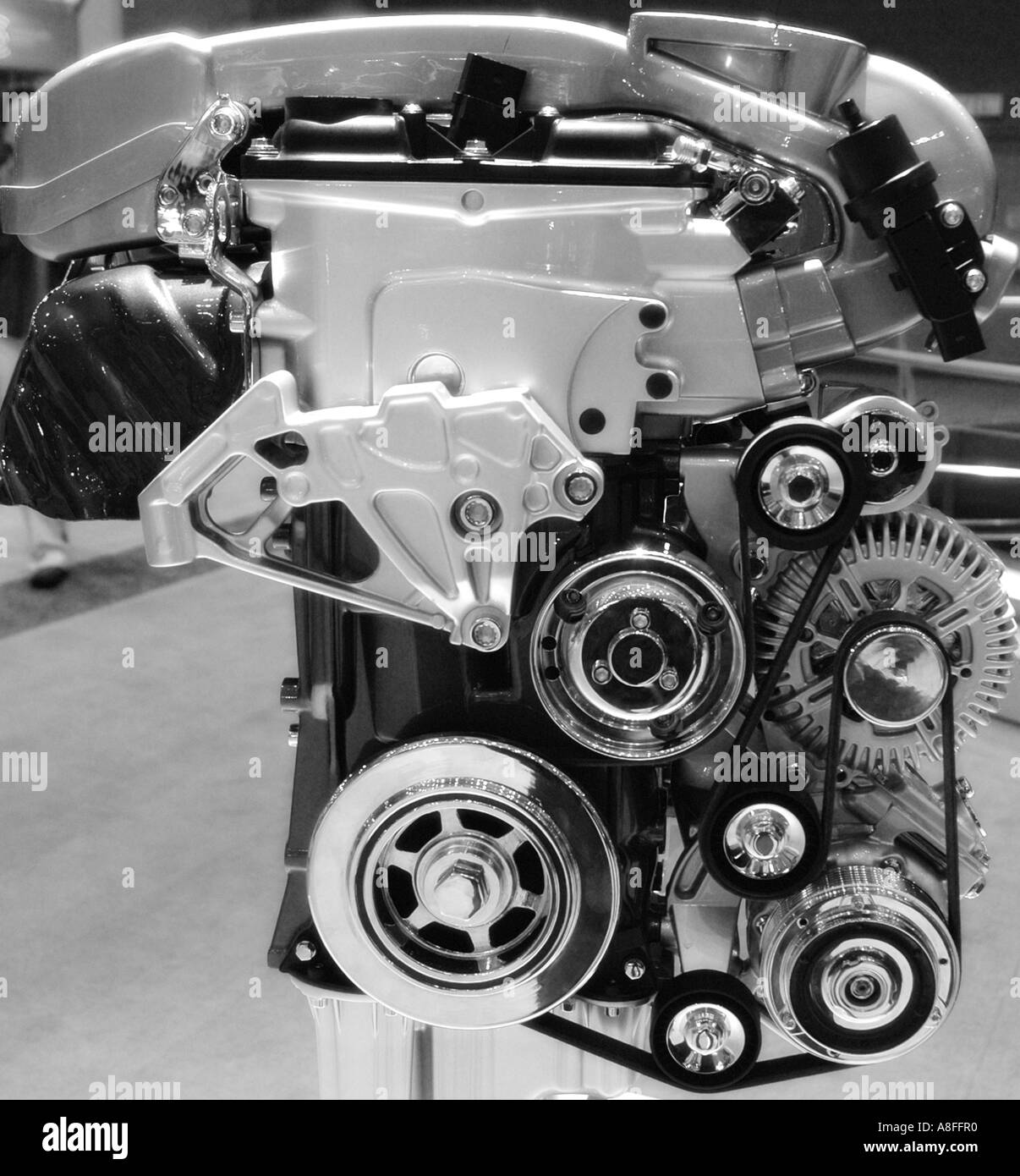 Automotive Engine V6 Stock Photo Alamy