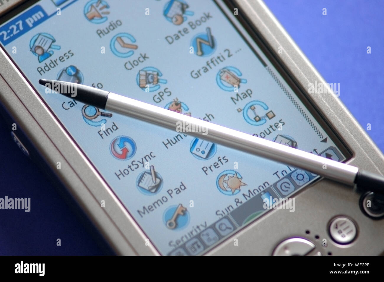 PDA and Stylus Stock Photo - Alamy