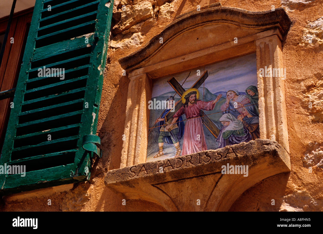 Stations of the Cross. Float. Deia.Majorca. Balearic Islands. Spain ...