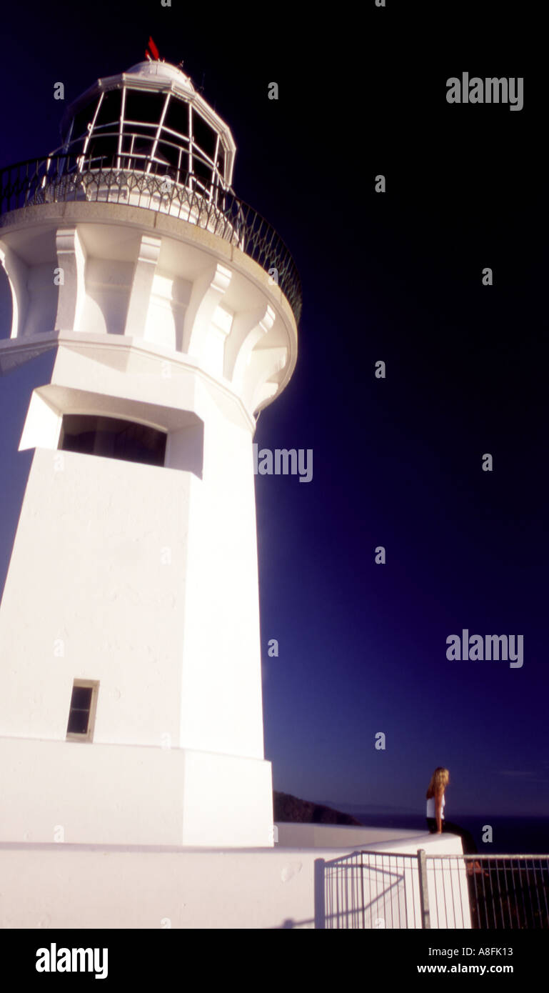 Smoky Cape Lighthouse Hat Head National Park near South West Rocks New South Wales Australia Stock Photo