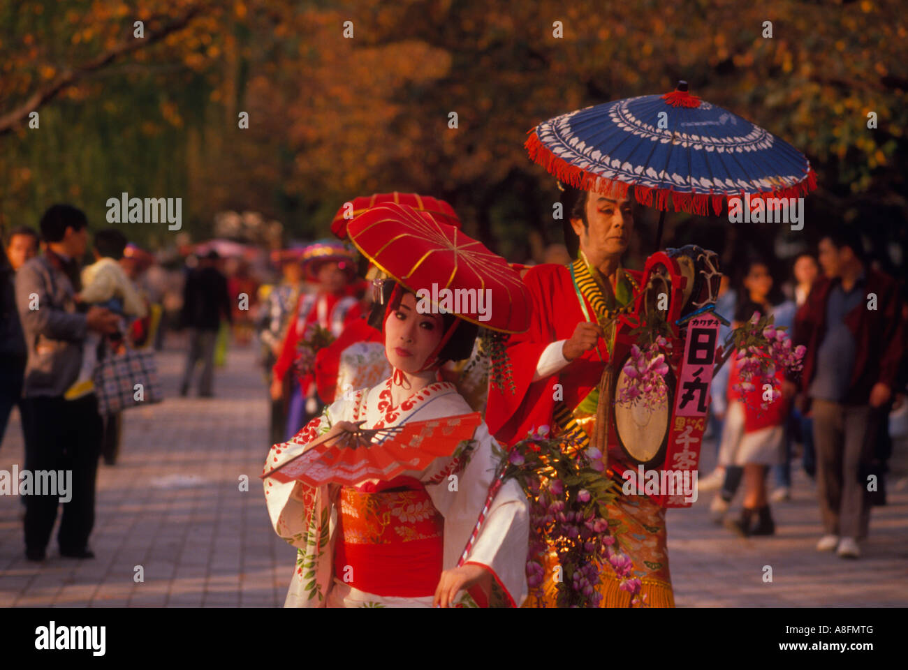 Japanese parade Tokyo Japan Stock Photo Alamy