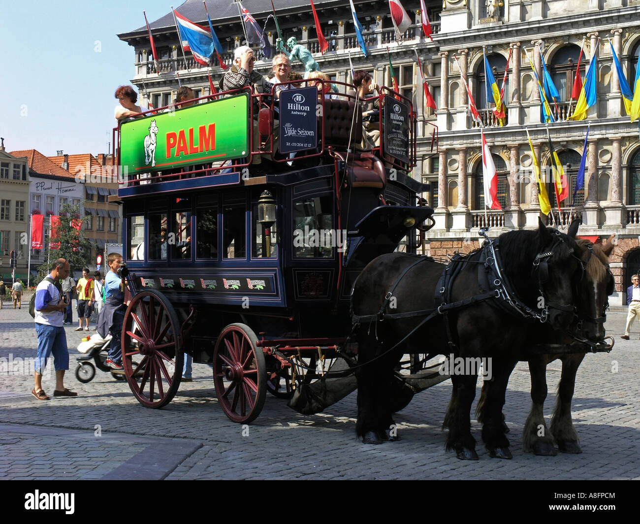 grand market square Antwerp Antwerpen Belgium Stock Photo Alamy