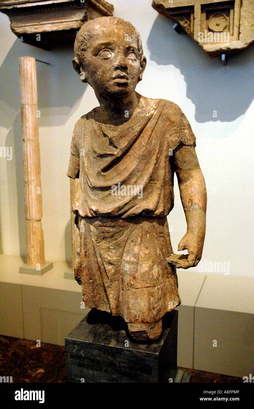 Statue from Pompei 330 BC Berlin Museum Stock Photo Alamy