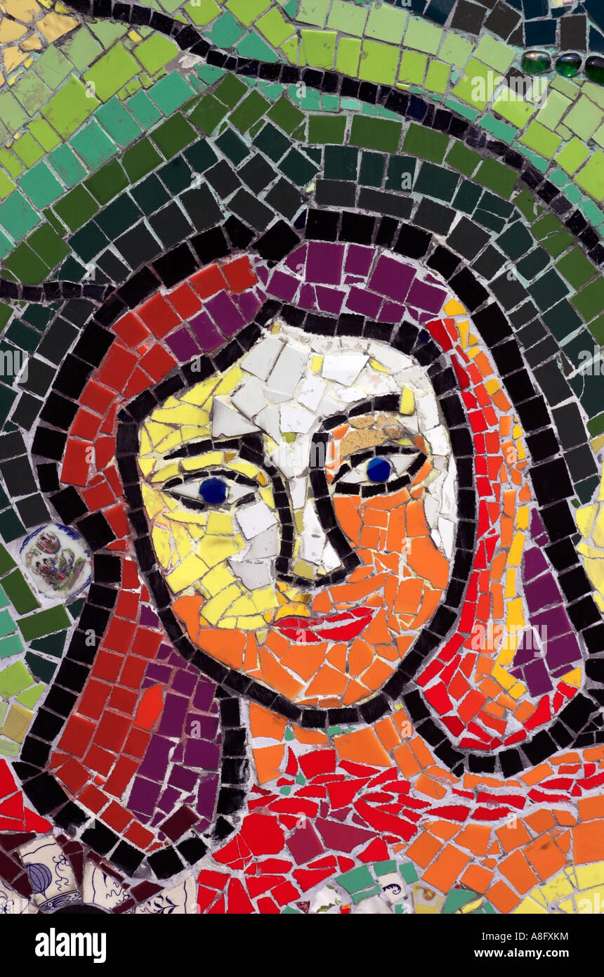 Female face mosaic hires stock photography and images Alamy