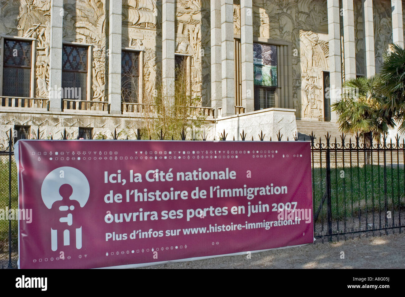 Paris France Exterior "Cite International de l'Histoire de l