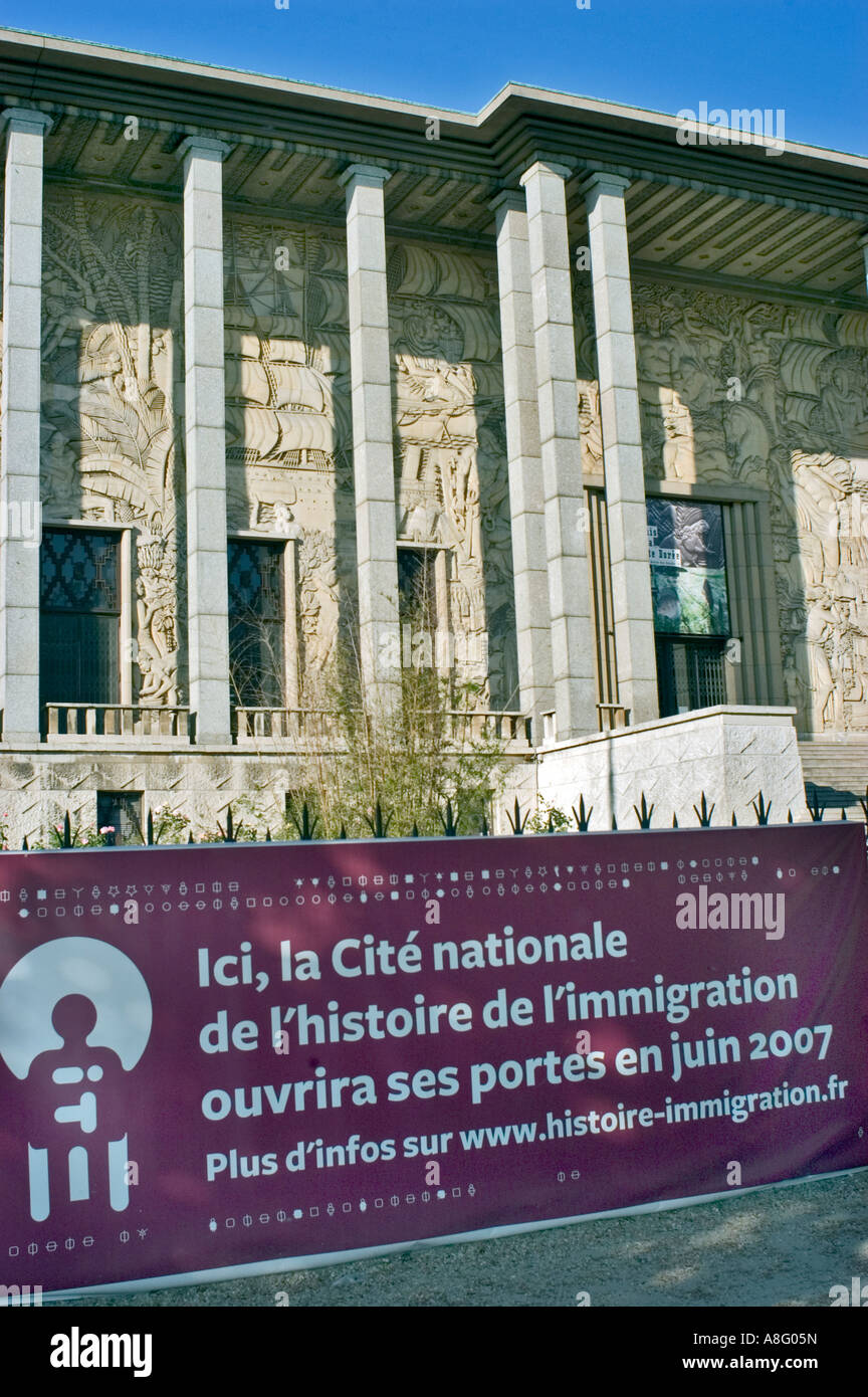 Paris France Exterior "Cite International de l'Histoire de l