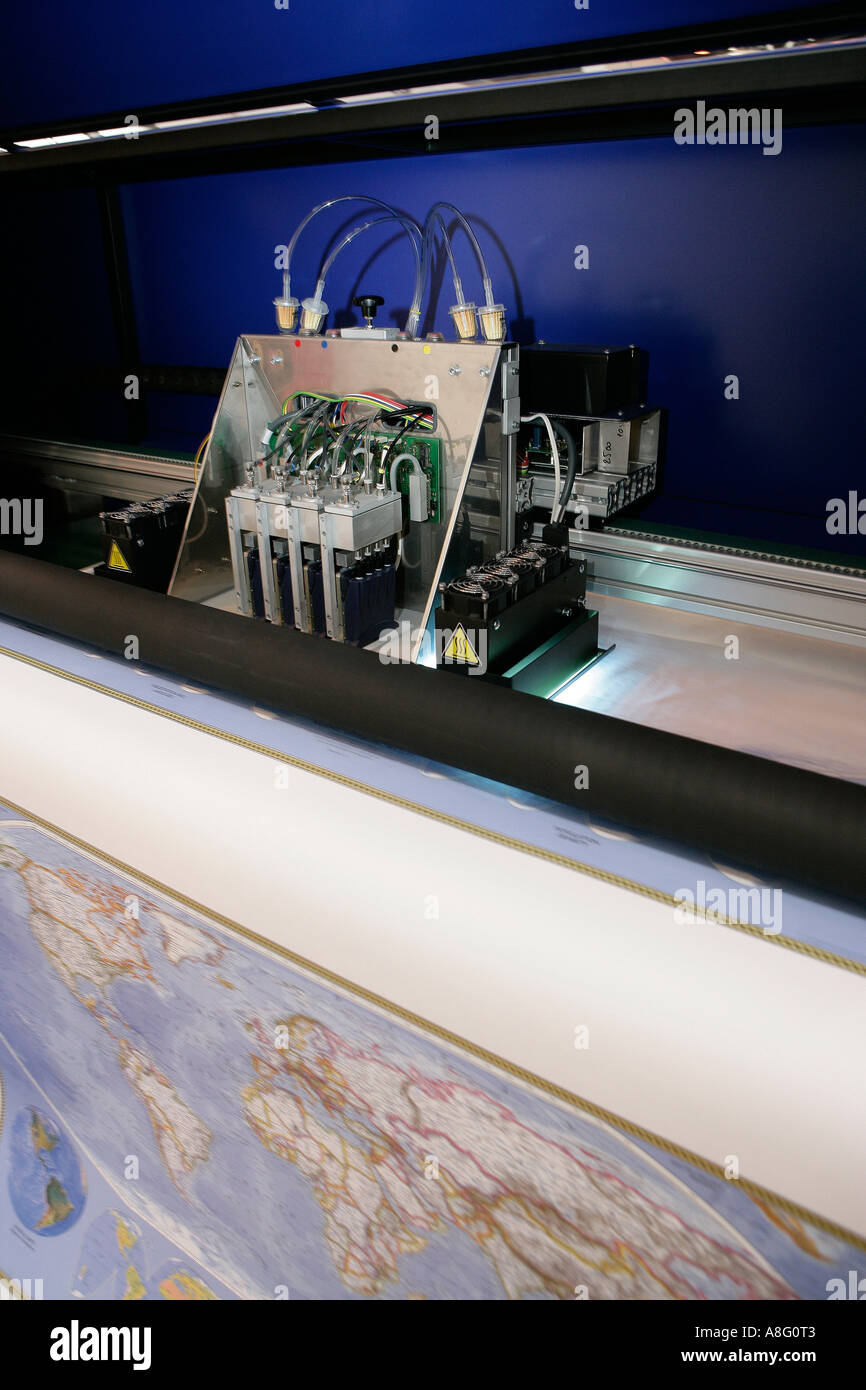 Inkjet head in a commercial printer Stock Photo Alamy