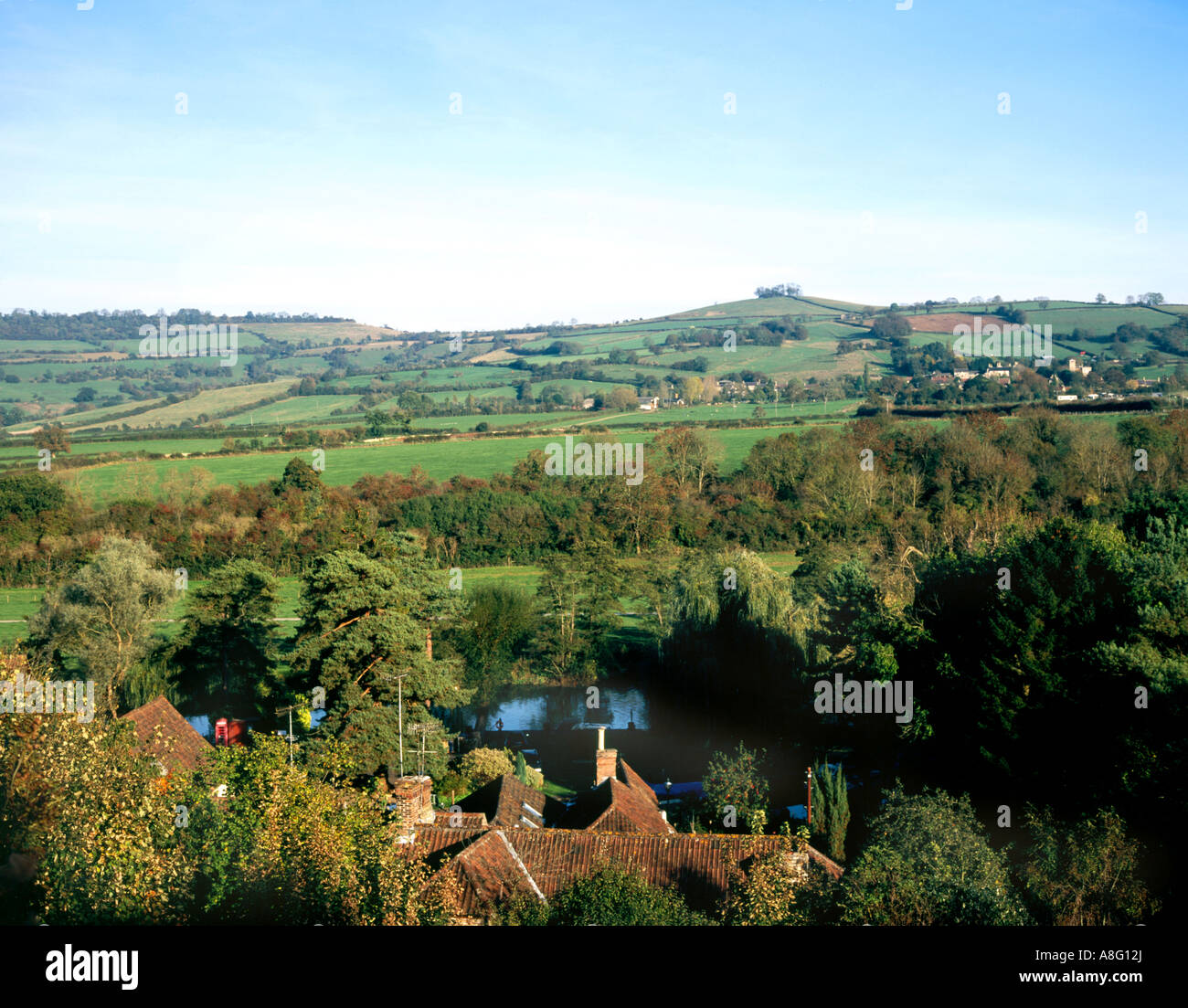 avon valley from saltford near bath somerset england Stock Photo Alamy