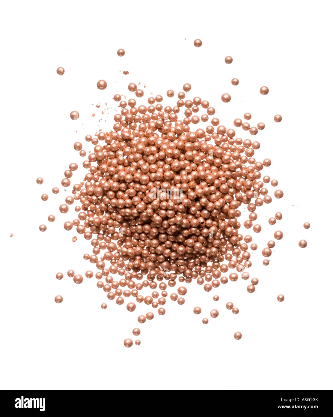 Beads closeup powder colored Cut Out Stock Images & Pictures Alamy